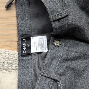 Chanel Wool Trouser Jeans